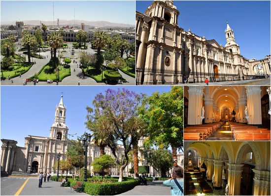 Kathedrale und den Plaza de Armas