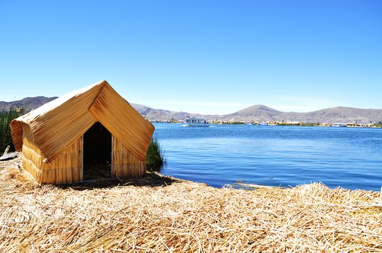 auf der Insel der Uros