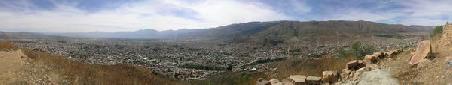 Blick auf Cochabamba