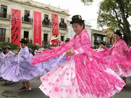 Fiesta Virgen de Guadelupe in Sucre