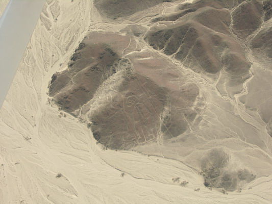 Nazca Linie „Der Astronaut“ (über diese Namensgebung dürfte sich wohl Erich von Däniken freuen)