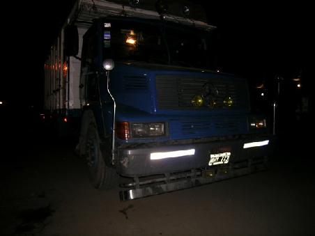 Dieser LKW fuhr Mun Suk an