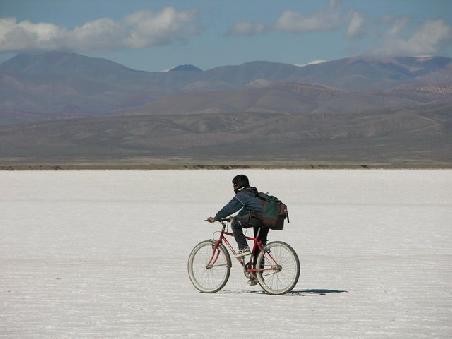 Wxpressbote auf dem Salar