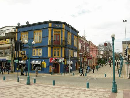alte Häuser in Valdivia