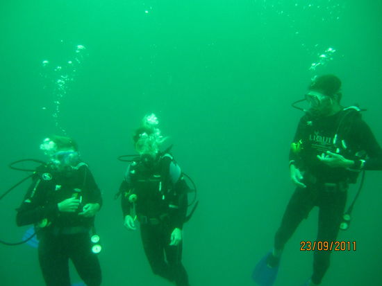 Ich, Stef und Enno (von links nach rechts)