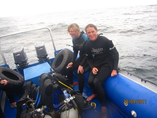 nach dem Tauchgang bekamen wir immer einen Schlecker 