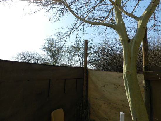 Ausblick aus der Dusche 