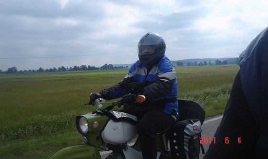 3/4 Gas über die Flachstrecke nach Biberach a.d. Riß