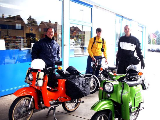 Es wurde immer kühler und ab und zu kam es zu einem Schauer.