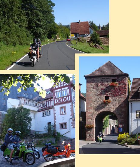 Schöne Städtchen und schmale Straßen... herrlich!!!