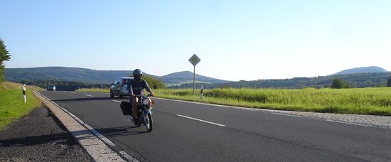 Schöne Straßen in der Rhön
