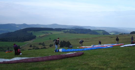 Der höchste Punkt der Tour ist erreicht
Blick nach Süd Westen