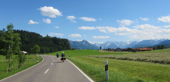 Über die Hintertüre (Oberjoch) ins Tannheimer Tal