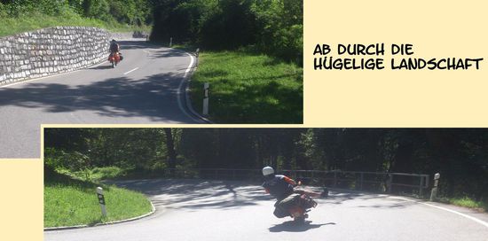 Voller Einsatz in den Kurven