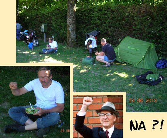 Oli in eindeutiger Pose