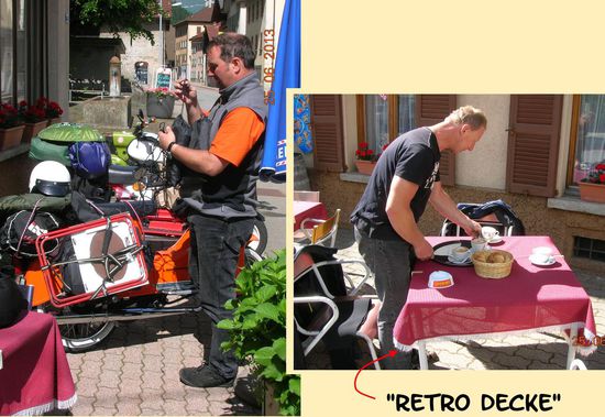 Werner übernimmt die Bedienung