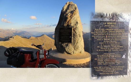Der Obelisk an der Cime de la Bonette