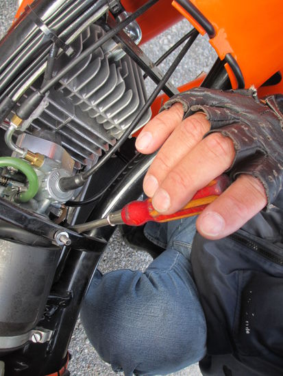 Endspurt bei der kleinen Wartung.