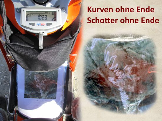 Das Stilfser Joch für Enduro Piloten. 64 Kehren bergab. 48 mit Schotterbelag!