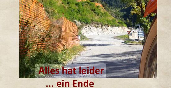 Hauptstraße wieder erreicht