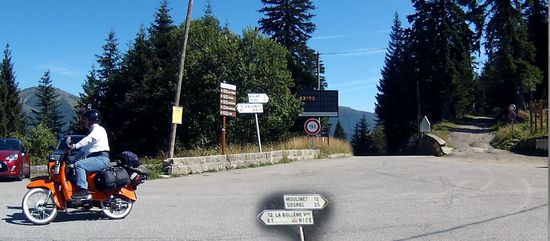 Endlich auf dem Col de Turini angekommen