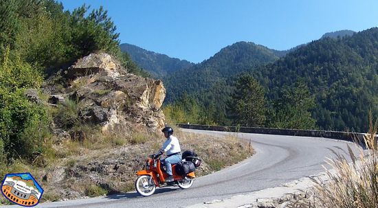 Gemütlich den Berg runter Rollen