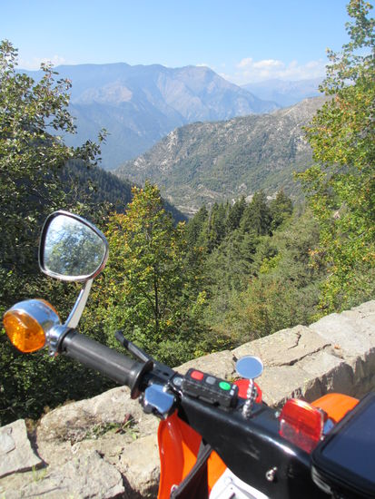 Blick in das Tal der Vesubie