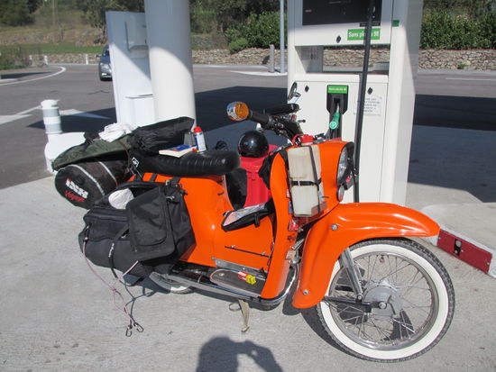 Tankstopp 7,3 Liter