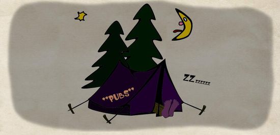 Nachtruhe mit Störgeräuschen.