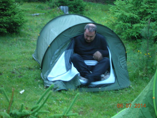 Das Nachtlager vom Rindvieh ... Treiber