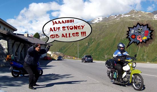 Stoney gab alles ... verbal