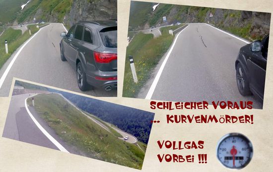 Dann die Luftwiderstandsbremse bei gezogenen Joke