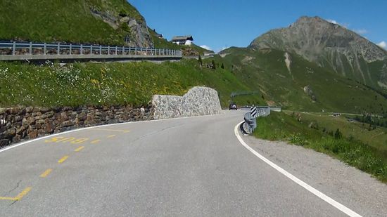 Letzter Blick zum Jaufen Pass