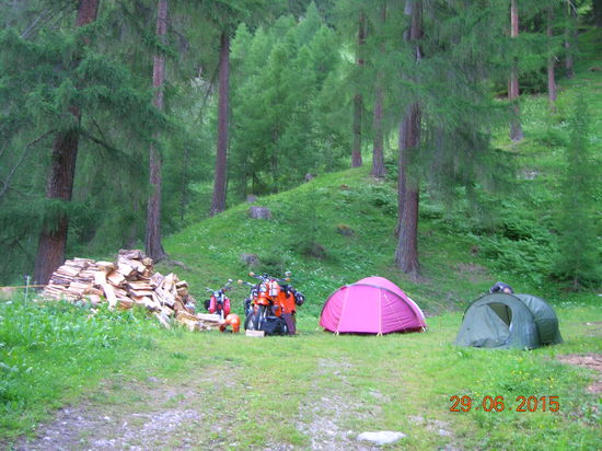 Der erpähte Rastplatz.