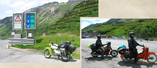 Kurze Foto-Rast und abkühlen der Kisten.