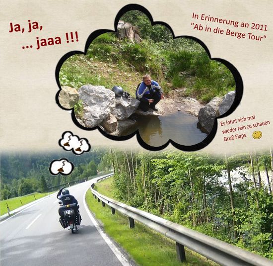 Erinnerungen an 2011 kommen hoch; Kopf einziehen und Bilder vor Augen...