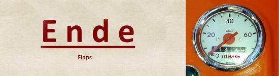 Am Ende waren es 1041 Km.