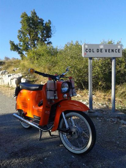 Schwalbe auf den Col de Vence