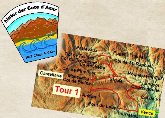 Tour Richtung Nord - Osten