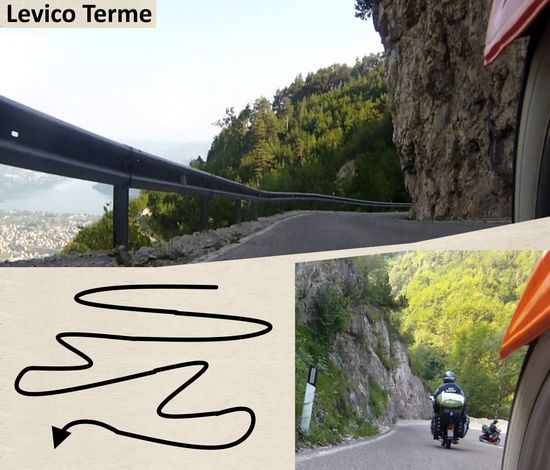 3-Dimensional der Berg hinunter wedeln