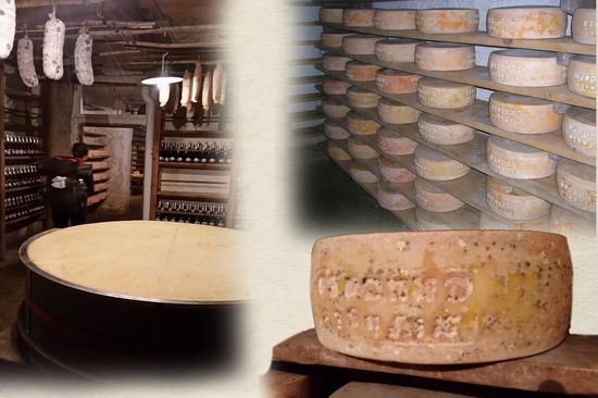 Links der Rekord Käse.