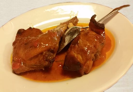 Hase mit der in Italien typischen Fenchel-Note. Herrlich!