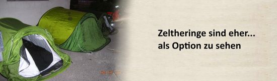 In Reih und Glied dicht am Haus