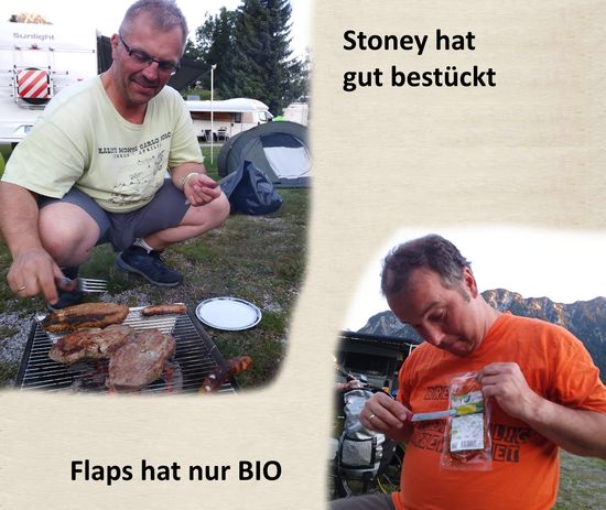 Wer hat der hat, Soney viel, ... ich nur BIO. (Meiner Frau zu liebe  )