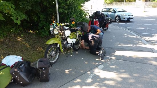 Das Geraffel vom Bock absatteln und 1. Diagnose