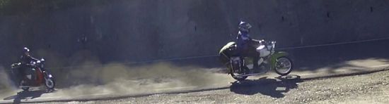 Vollgas nach der Kehre