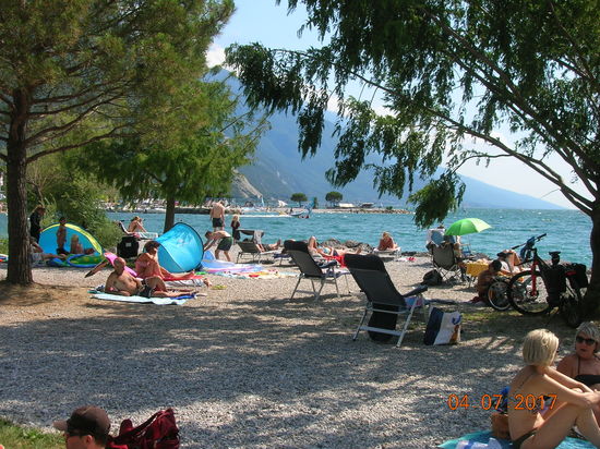 Idylle am Badestrand