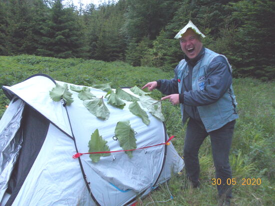 Camouflage-Look bricht die Konturen !