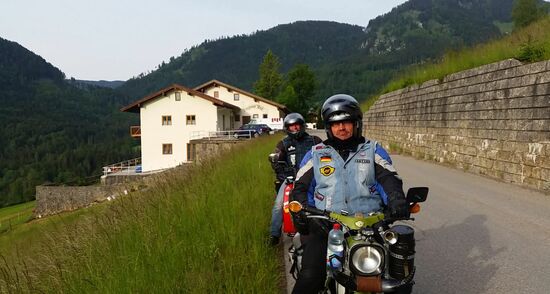 Sonnenpause mit kleinem Service.