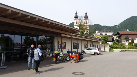 Erste Kaffeepause in Bayern